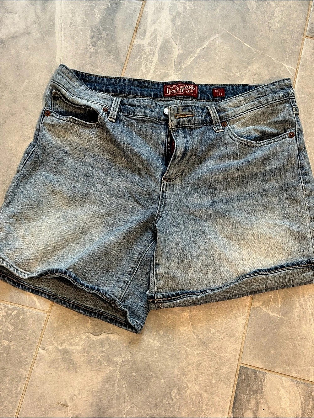 Lucky Brand Denim Jean Shorts Blue Size 12